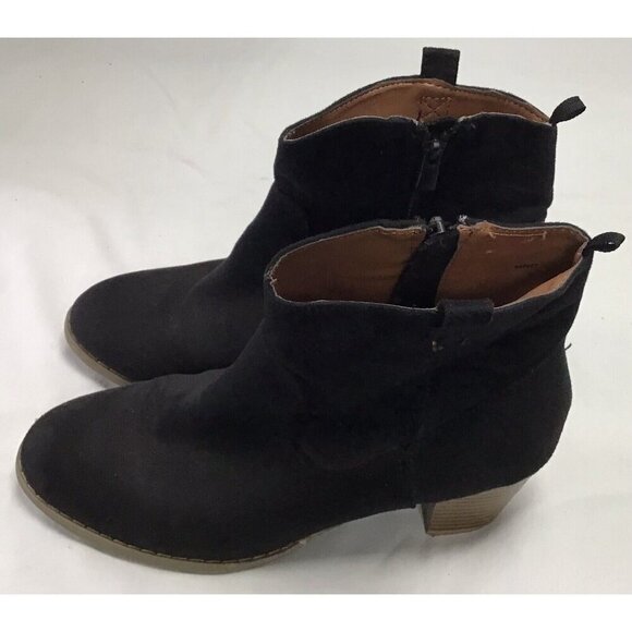 Gap Size 8 Black Suede Boots - Picture 2 of 4
